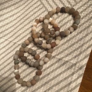 Earthy tone beaded bracelet
